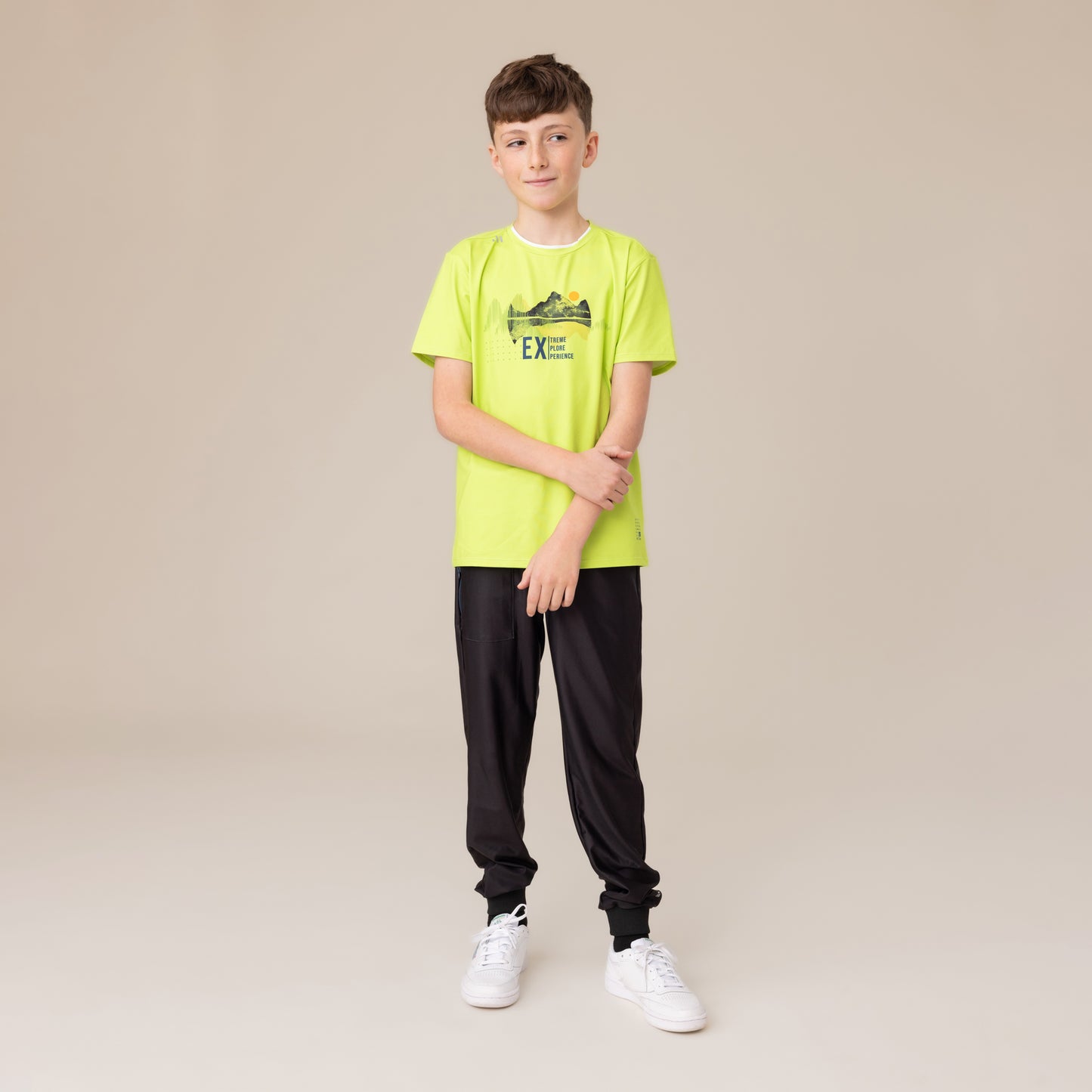 T-shirt athlétique  Garçons Lime
