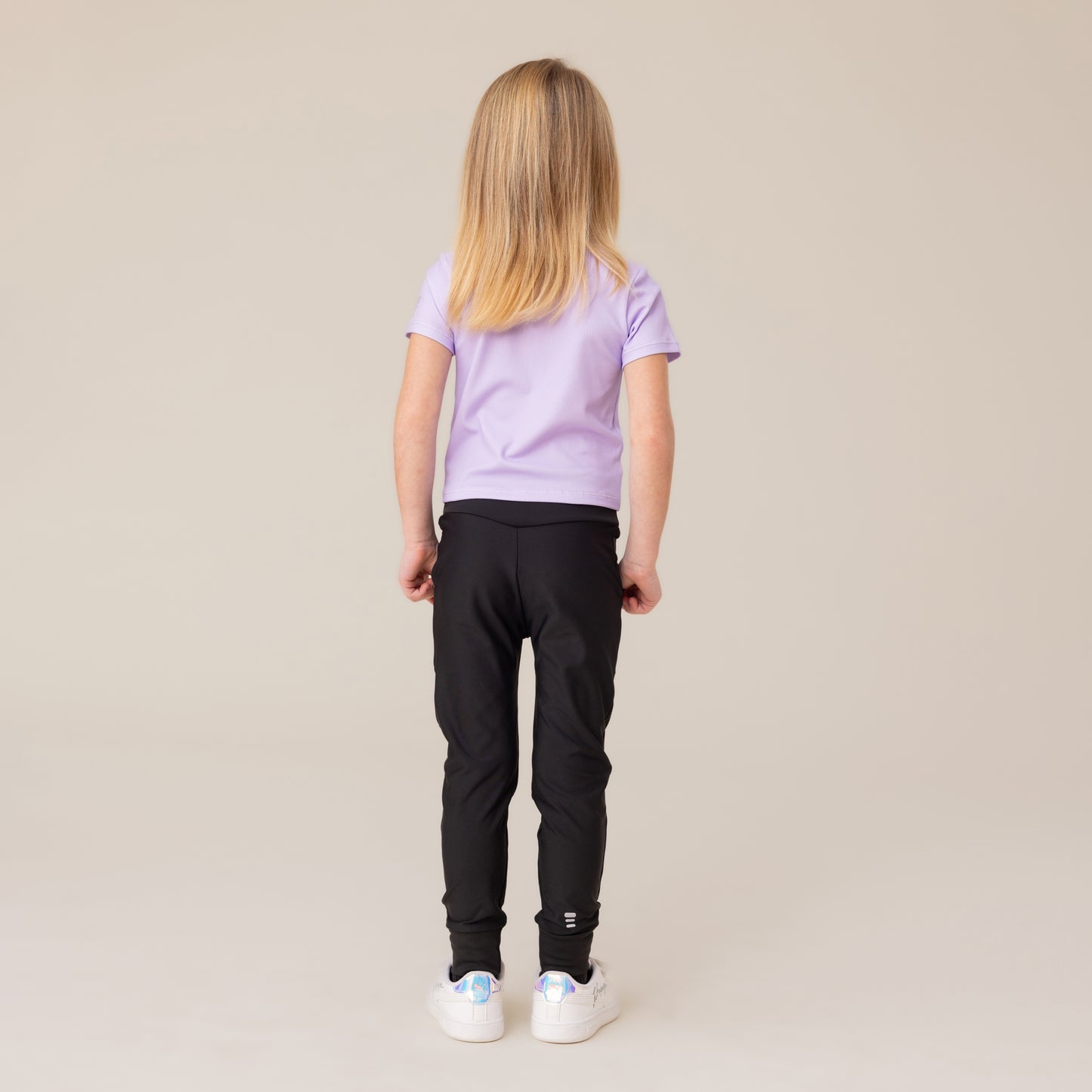 T-shirt court athlétique  Filles Lilas