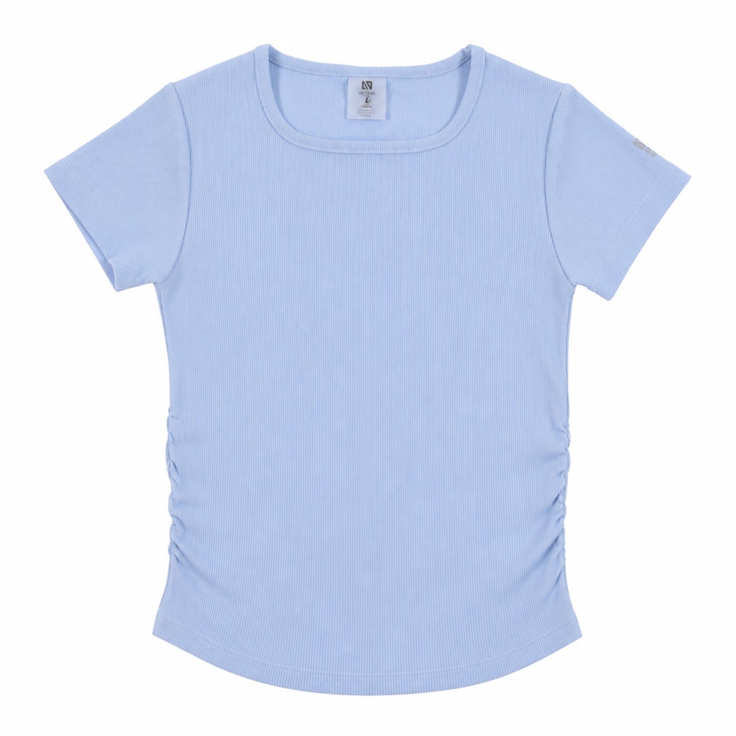 T-shirt court athlétique  Filles Bleu_Pale
