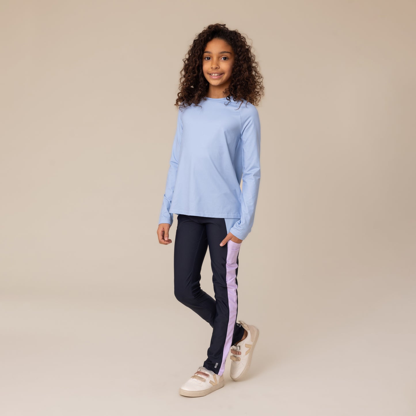 Legging athétique  Filles Marine