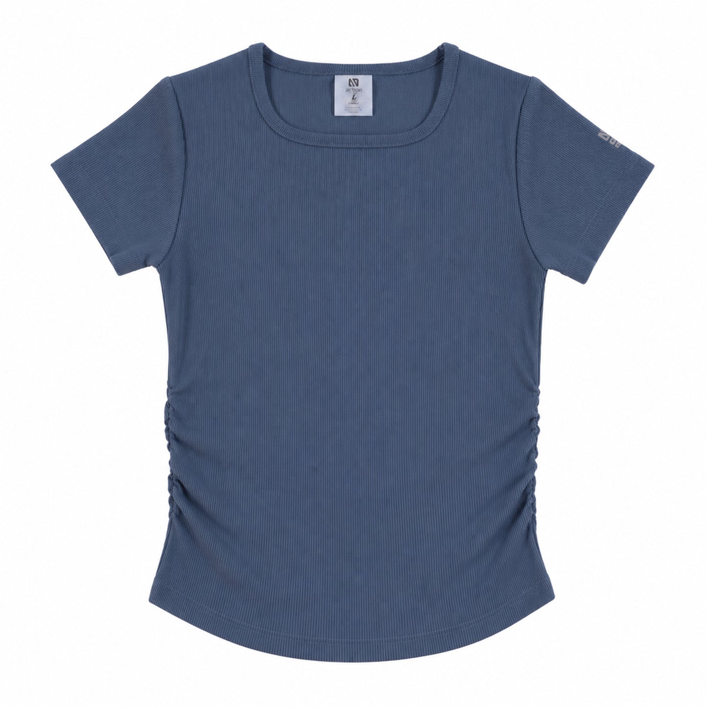 T-shirt court athlétique  Filles Bleu