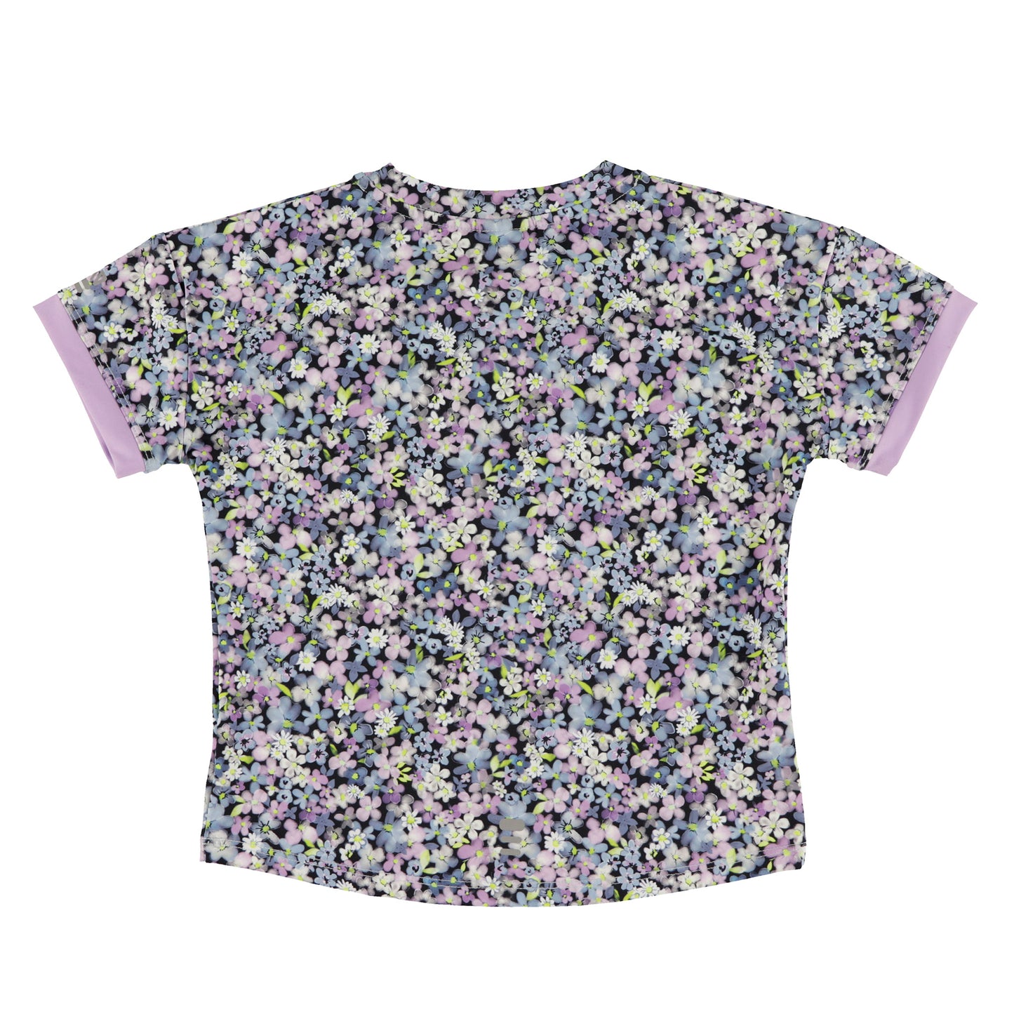 T-shirt court athlétique  Filles Marine