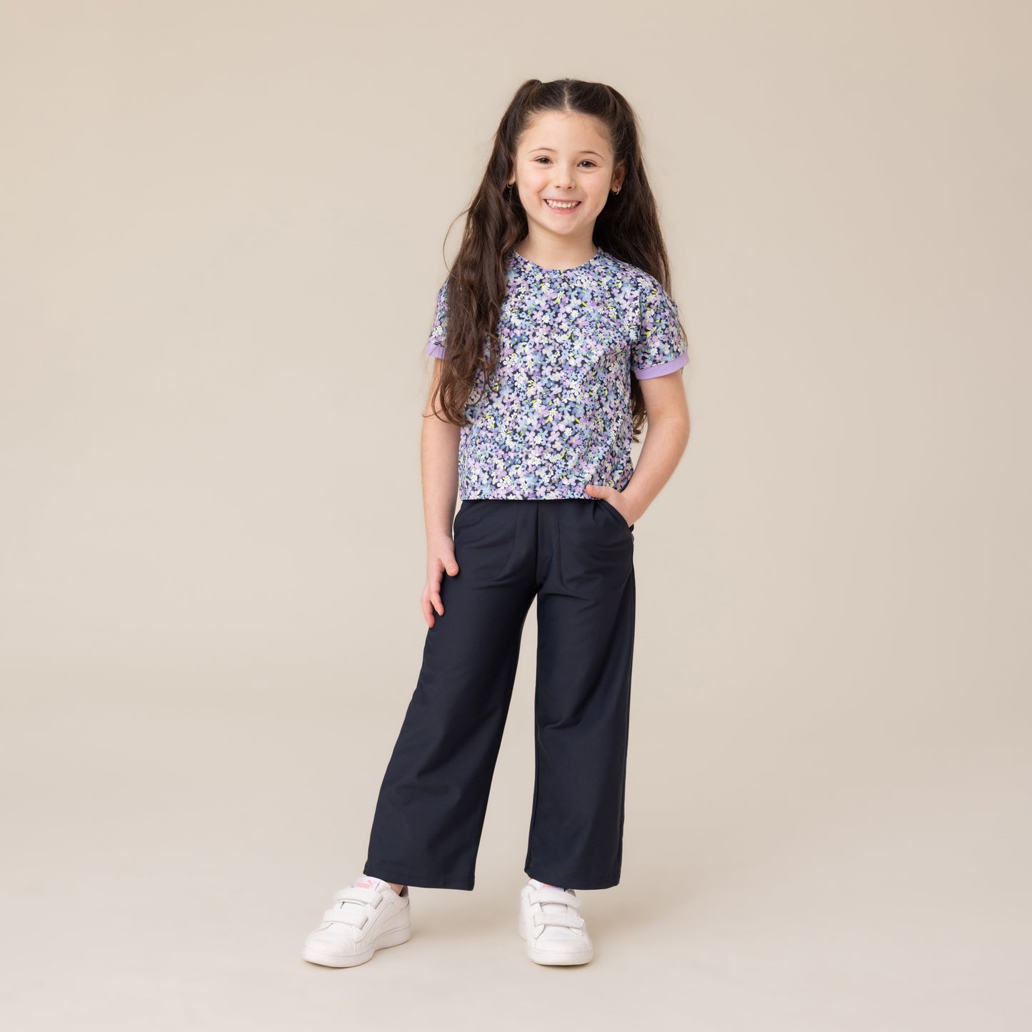 Pantalon athlétique  Filles Marine