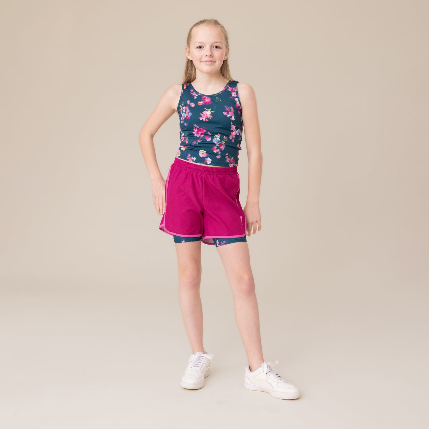 Short athlétique  Filles Mauve