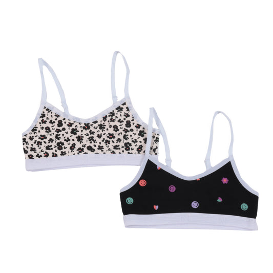 Bralette, paquet de 2  Filles Noir