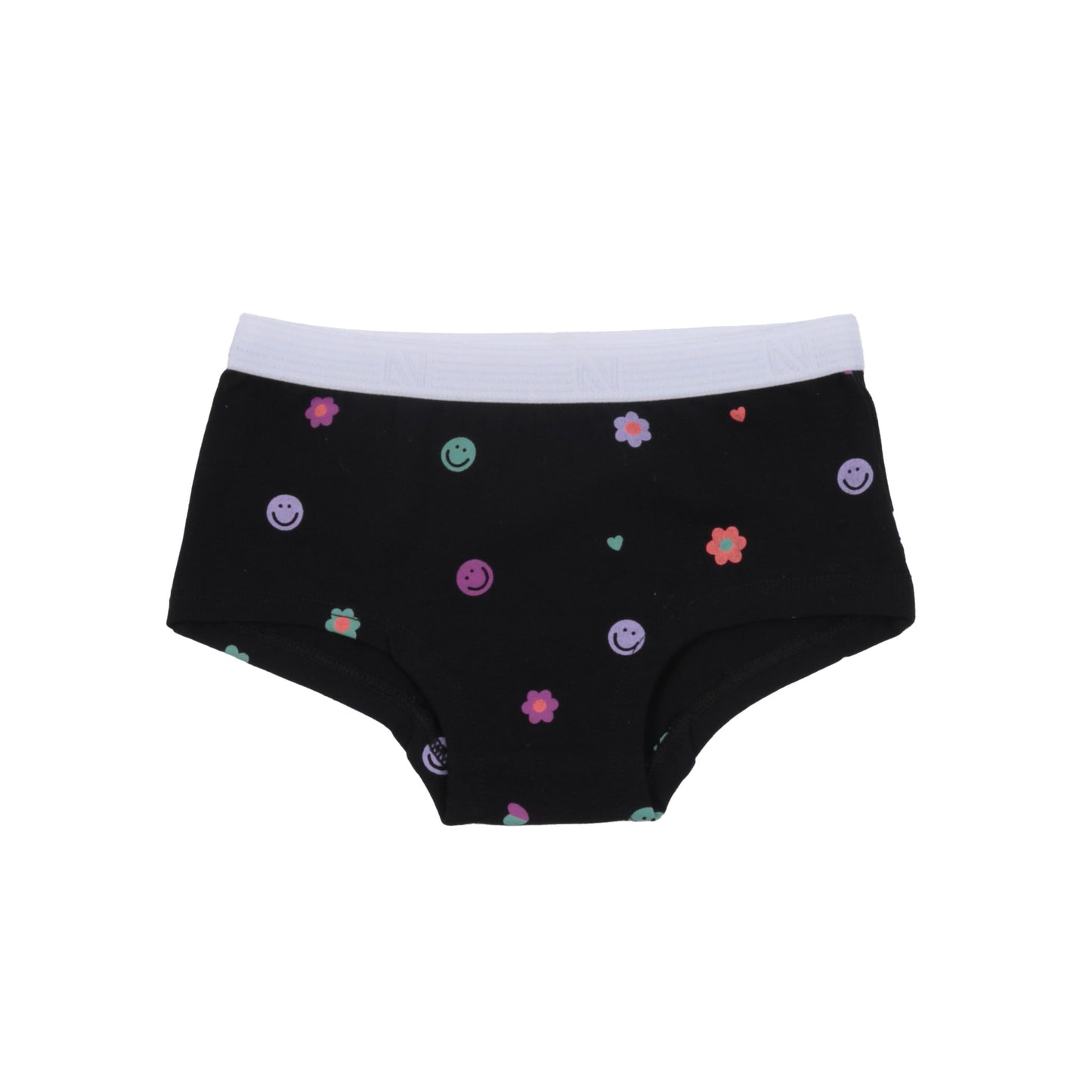 Culotte garçonne, paquet de 2  Filles Noir