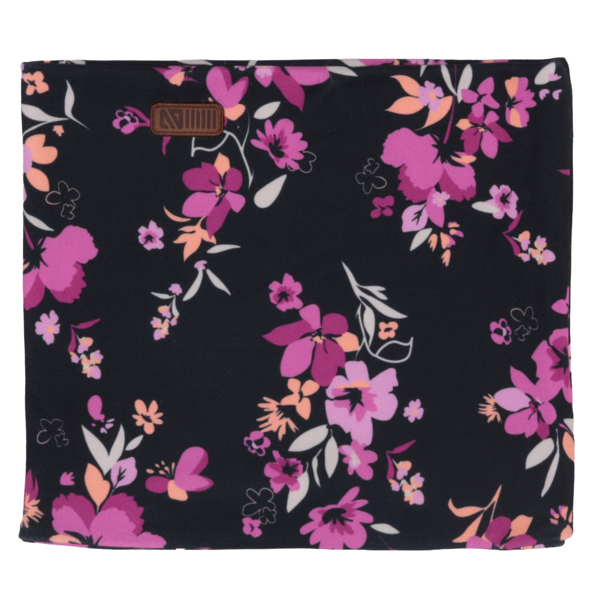 Cache-cou en jersey brossé doublé Fleurs Bébé