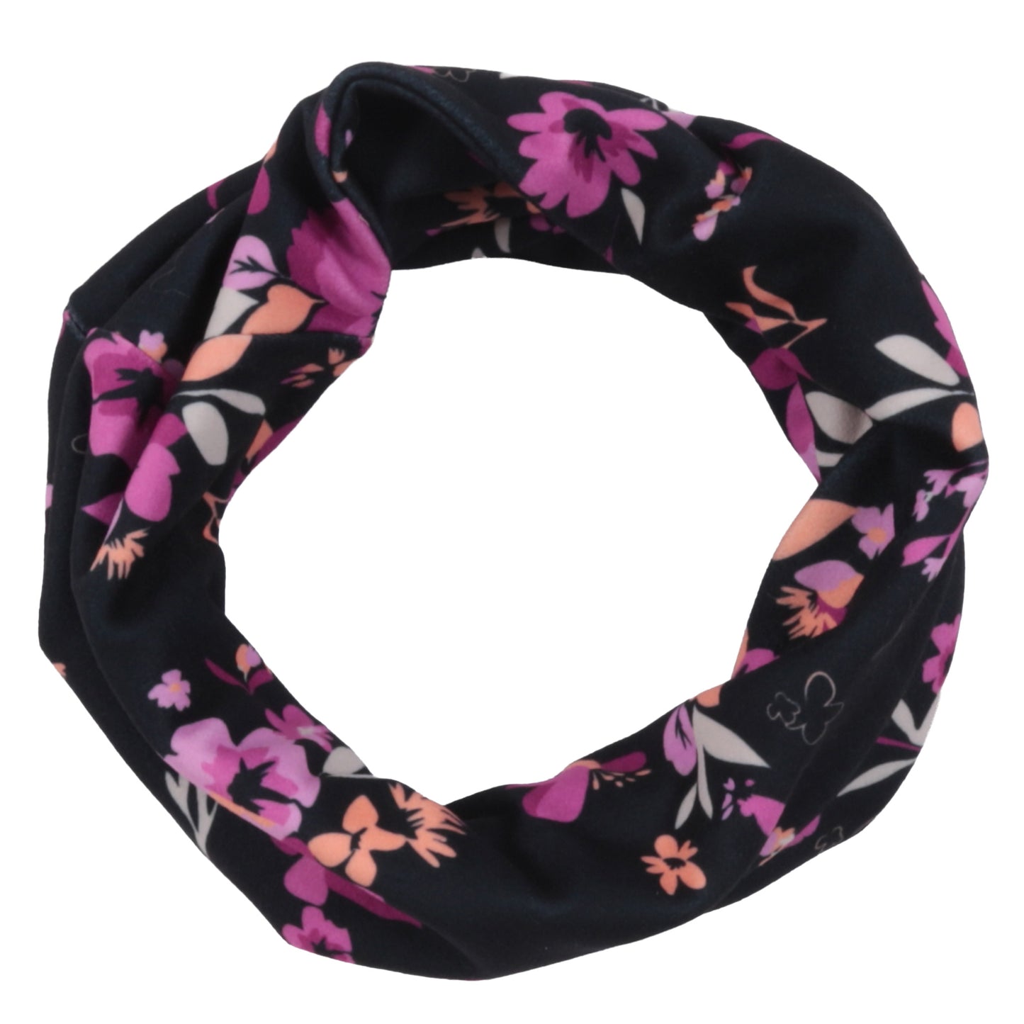 Cache-cou en jersey brossé doublé Fleurs Bébé