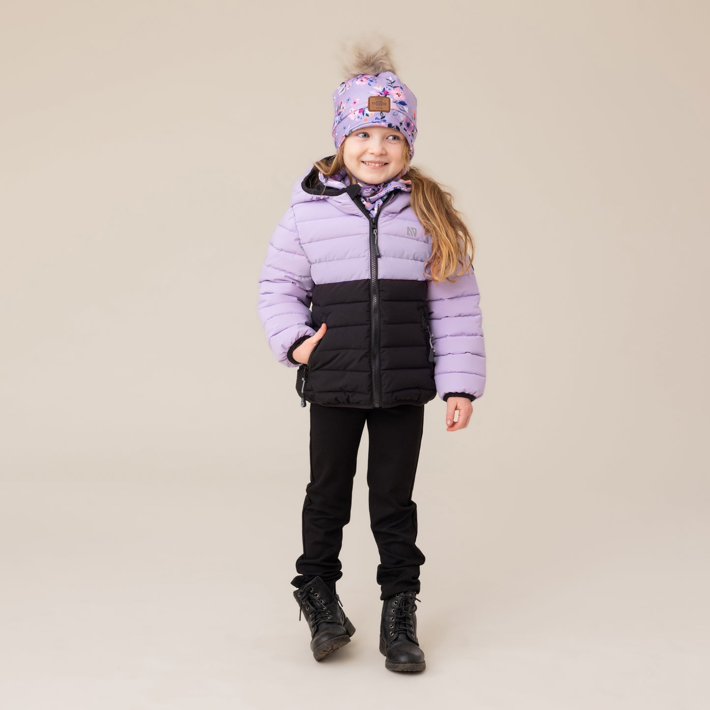 Manteau matelassé  Filles Lilas
