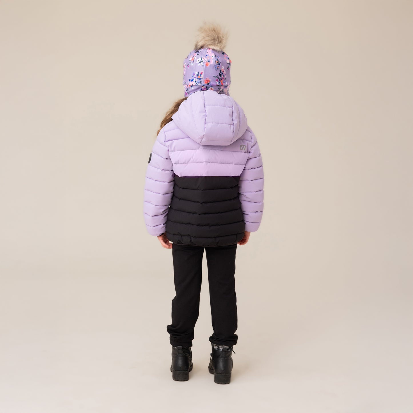 Manteau matelassé bébé Filles Lilas
