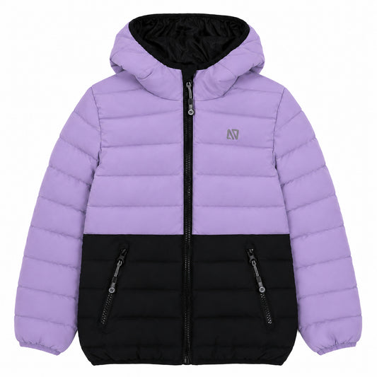 Manteau matelassé bébé Filles Lilas