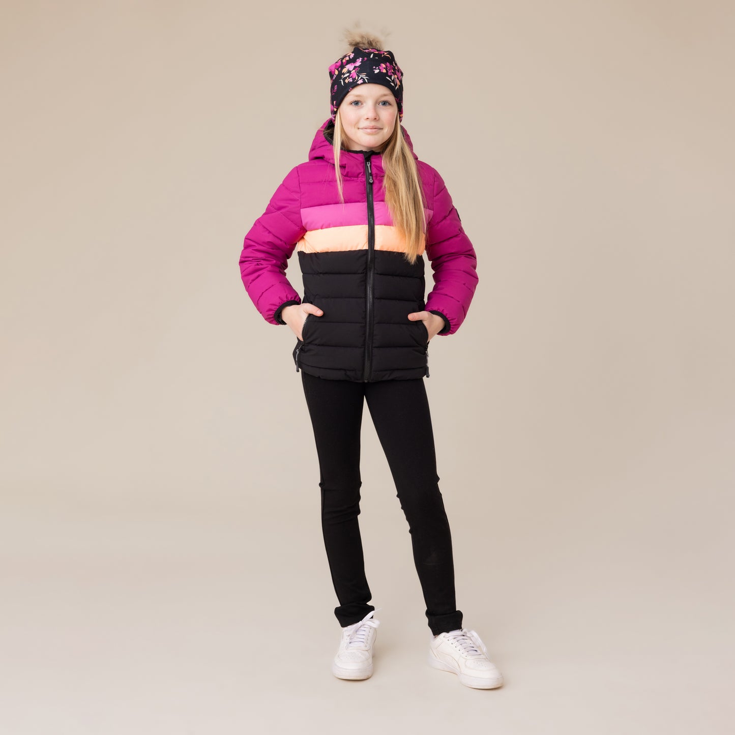 Manteau matelassé  Filles Mauve