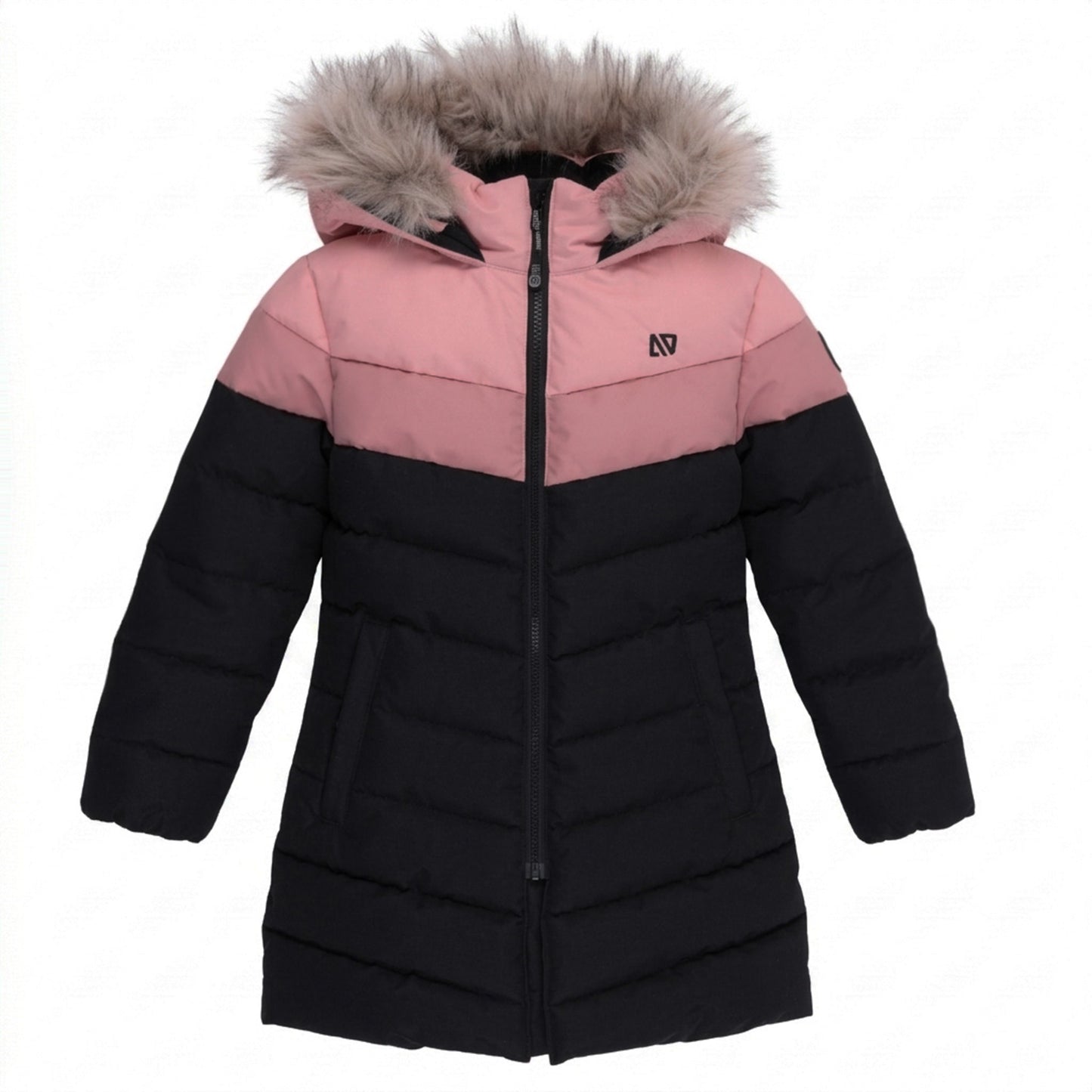 Manteau Long matelassé  Filles Noir