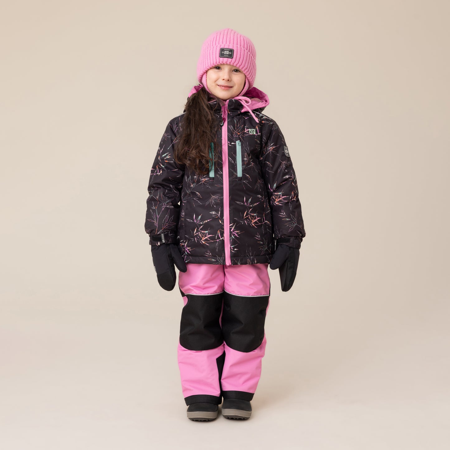 Habit de neige Melody  Filles Noir