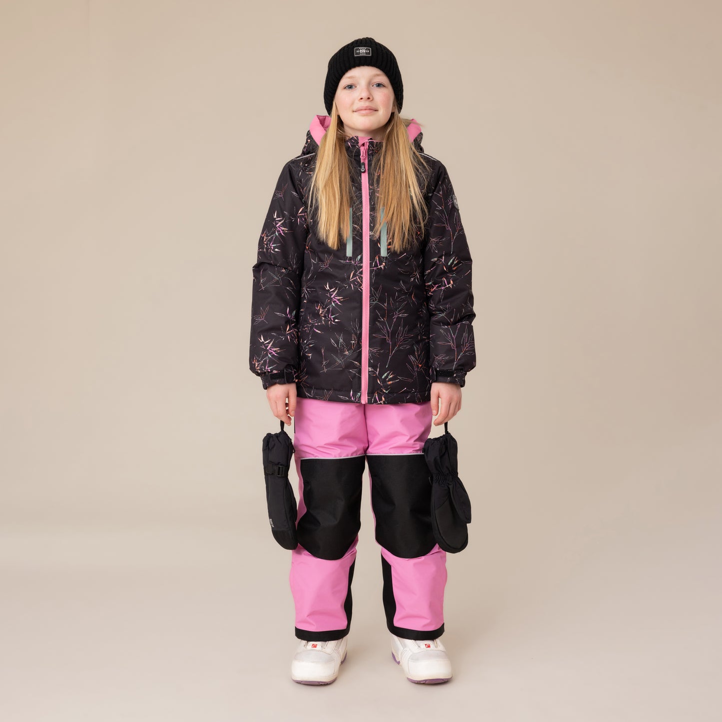 Habit de neige Melody  Filles Noir