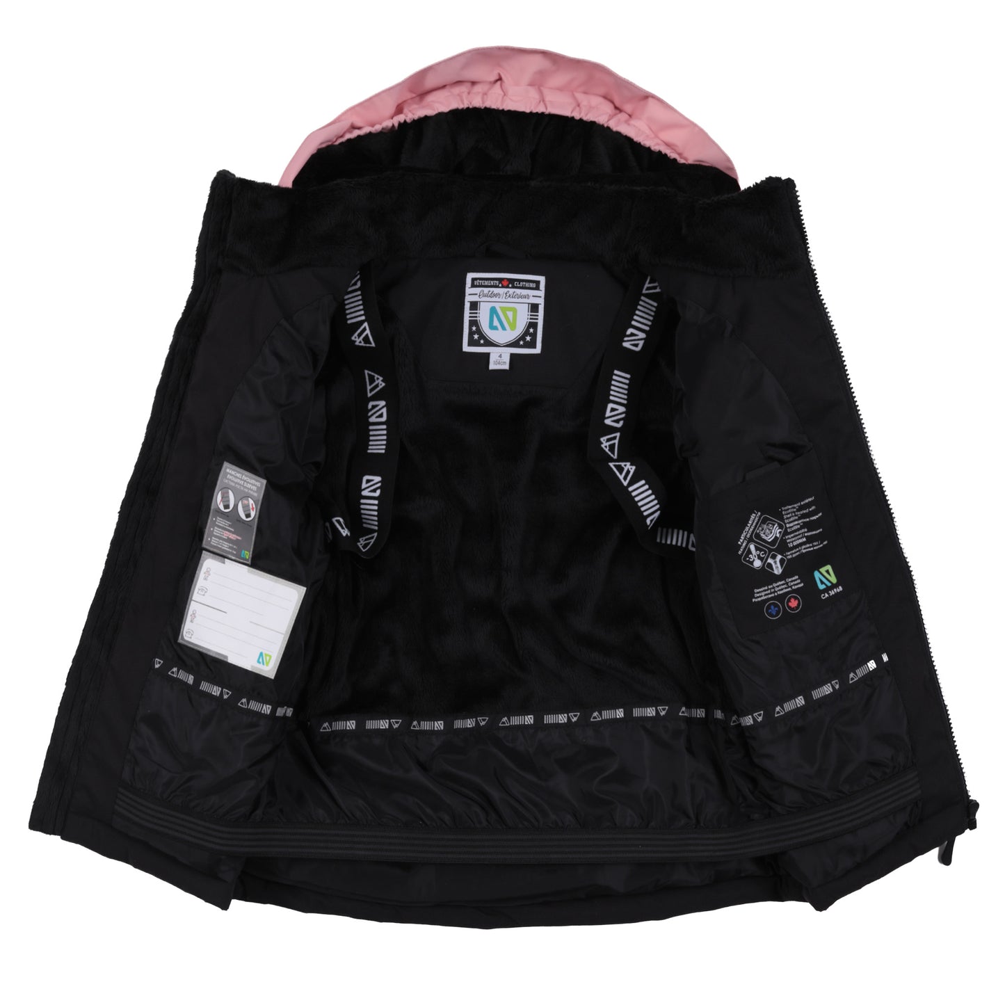 Habit de neige Lyanna  Filles Noir