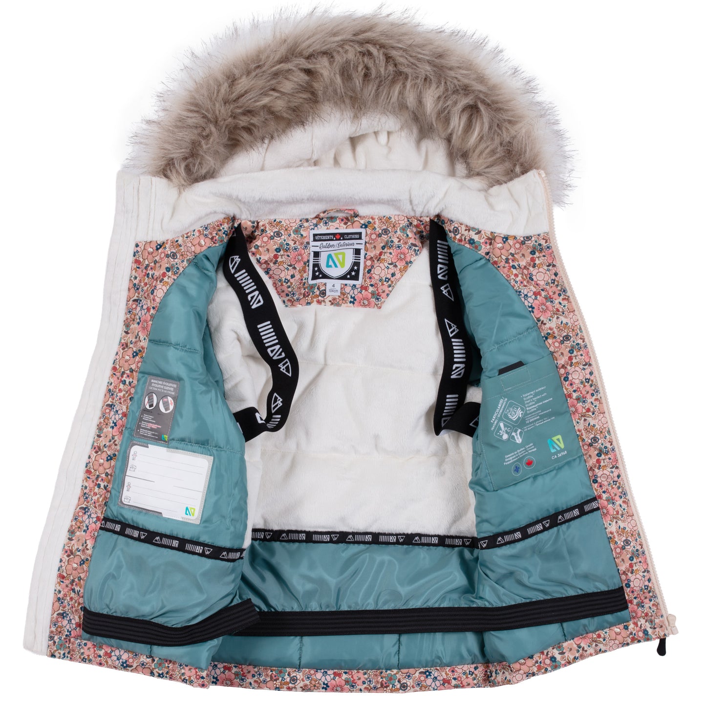Habit de neige Romy  Filles Beige