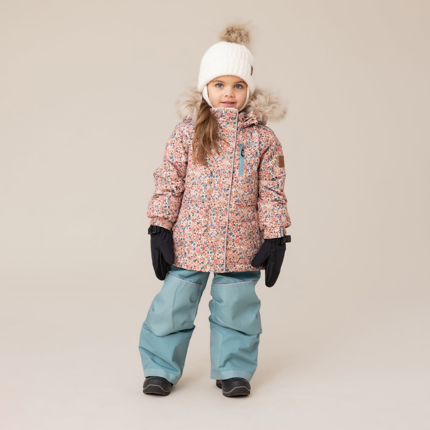 Habit de neige Romy  Filles Beige