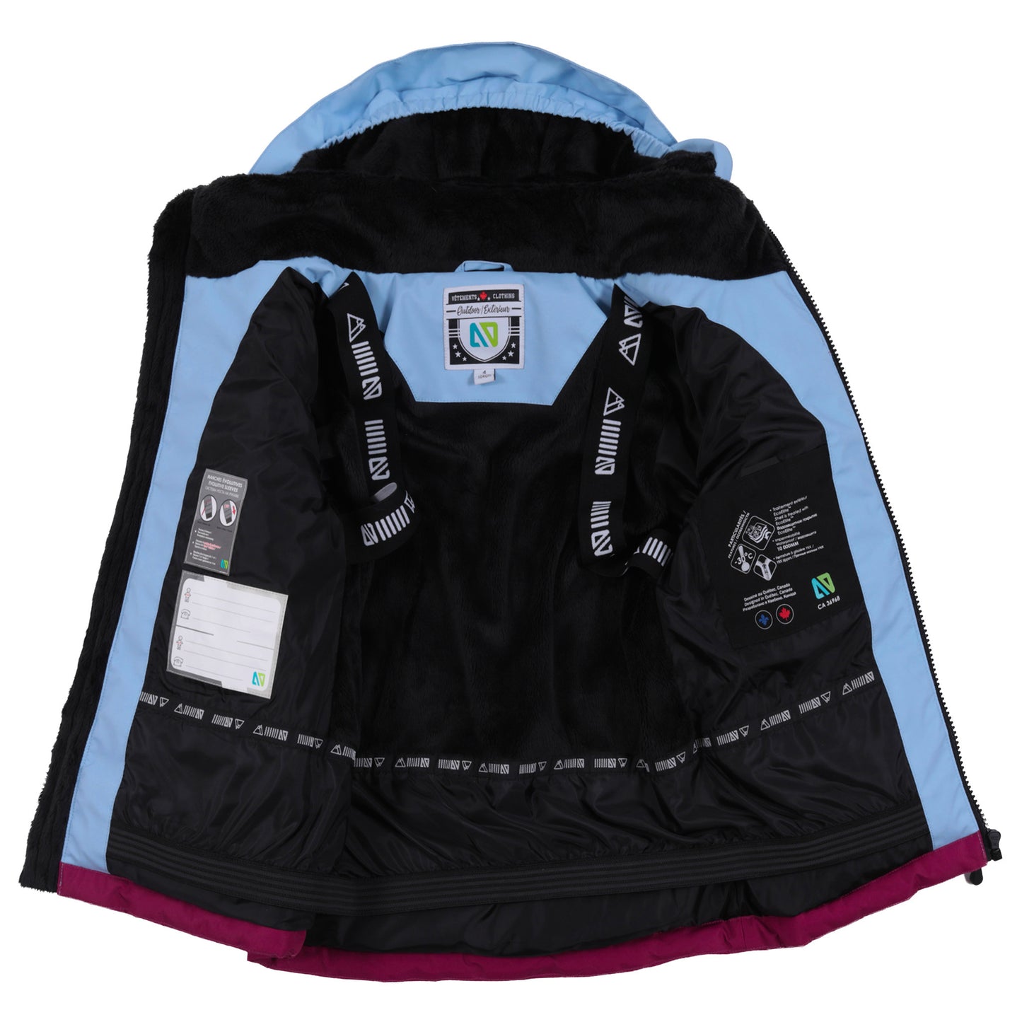 Habit de neige Anabel  Filles Bleu Pale