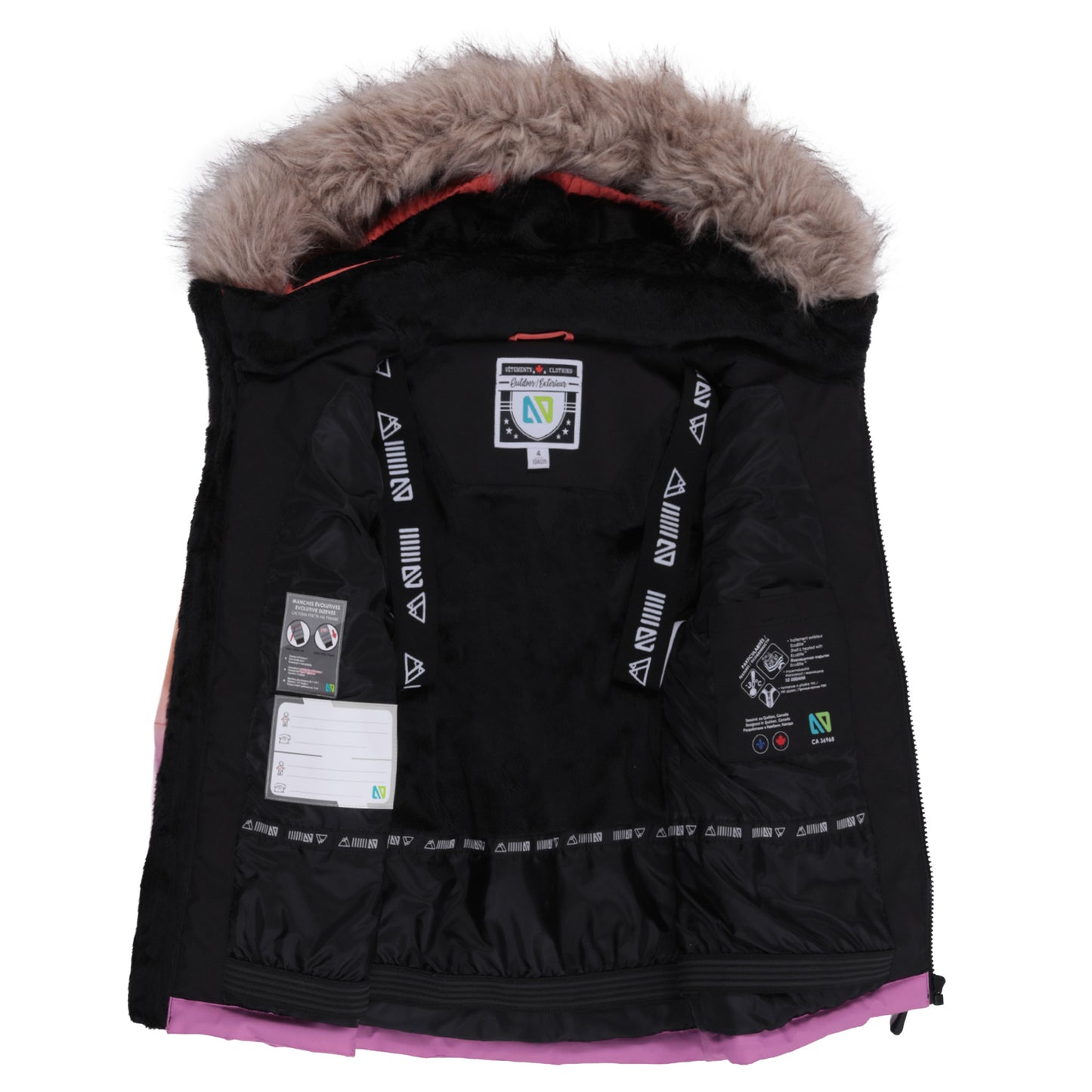 Habit de neige Maya  Filles Orange