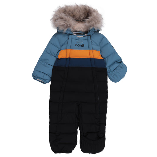 Habit de neige une-pièce bébé Benji  Bébé Garcon Bleu_Pale