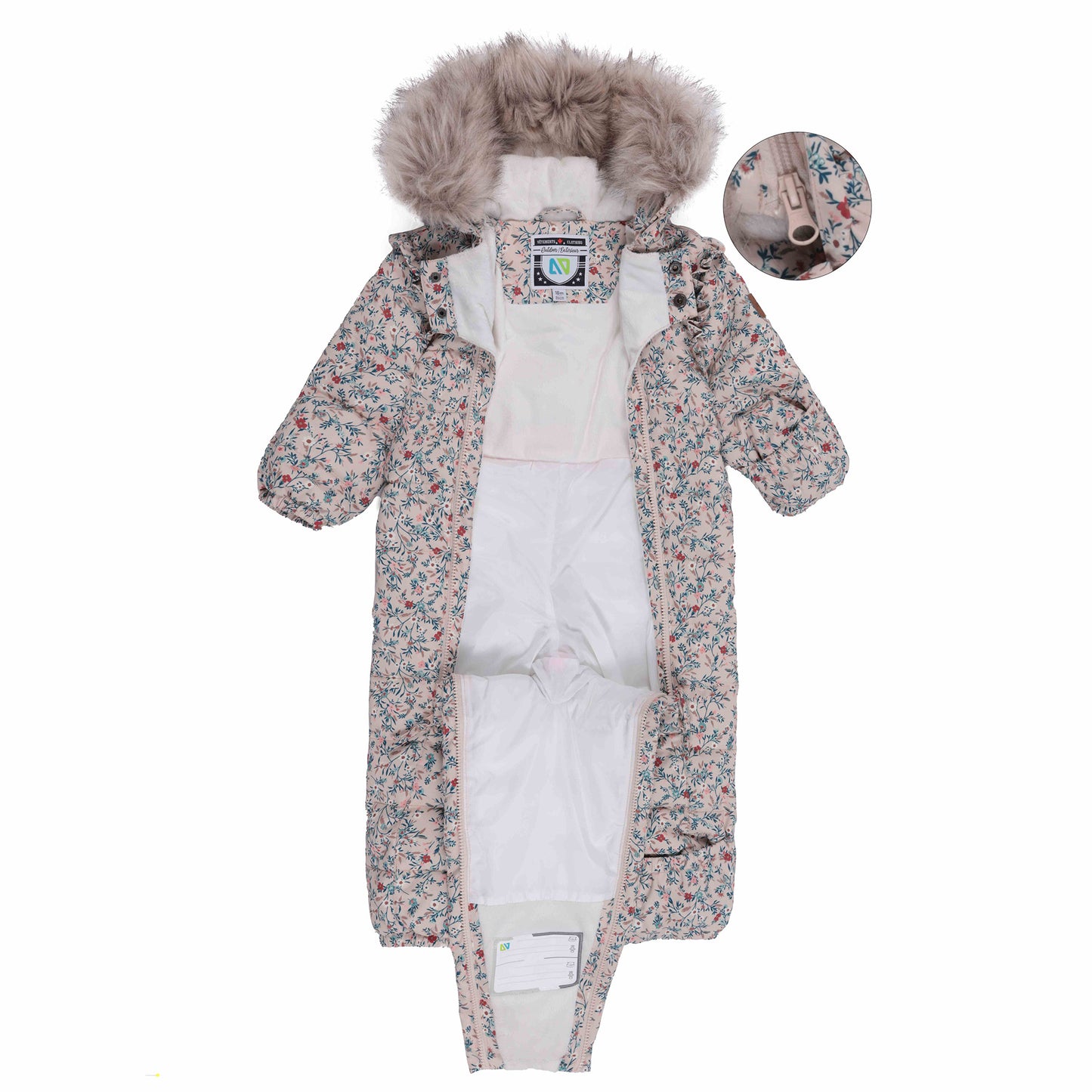 Habit de neige une-pièce bébé  Tamara  Bébé Fille Beige