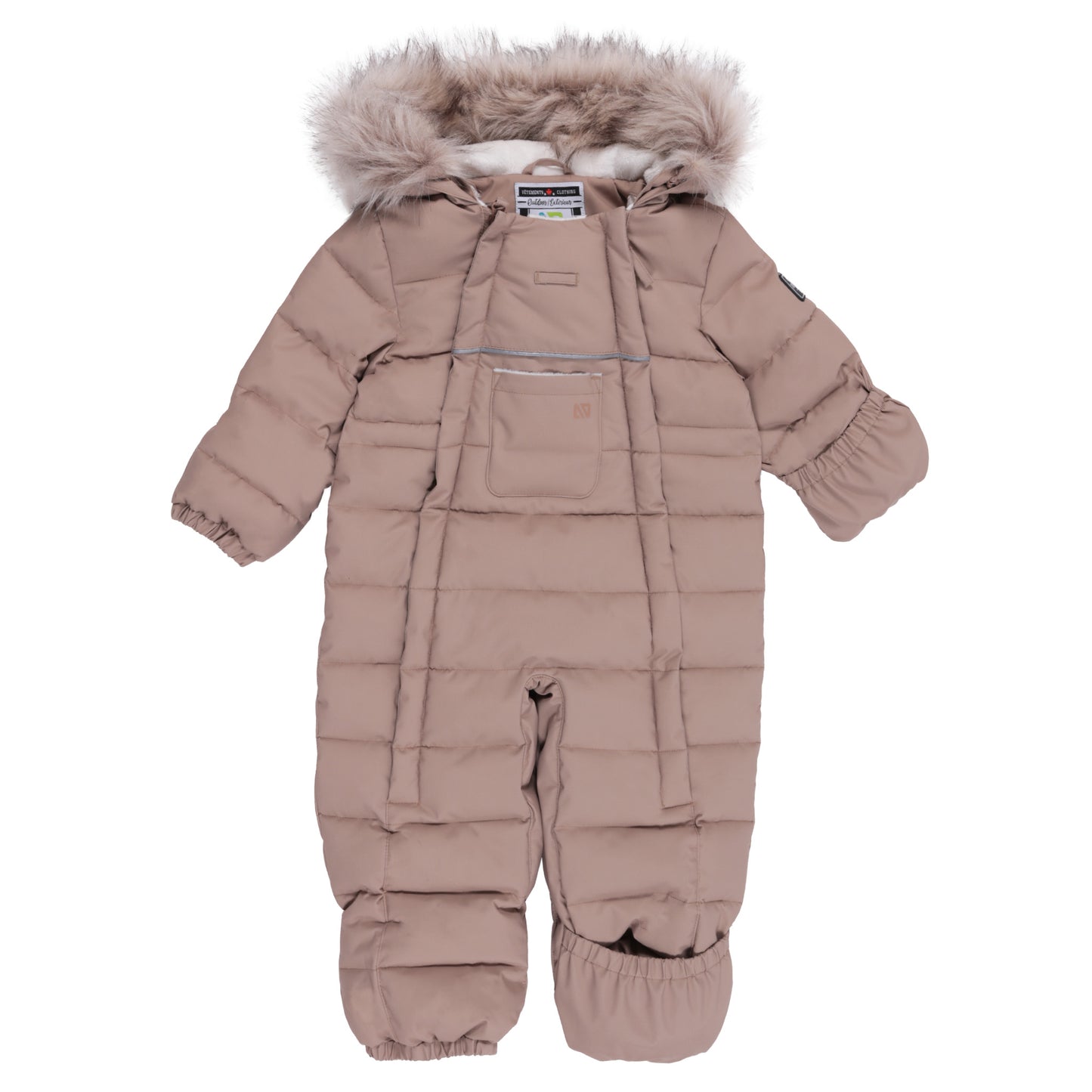 Habit de neige une-pièce bébé Casey  Unisexe Beige