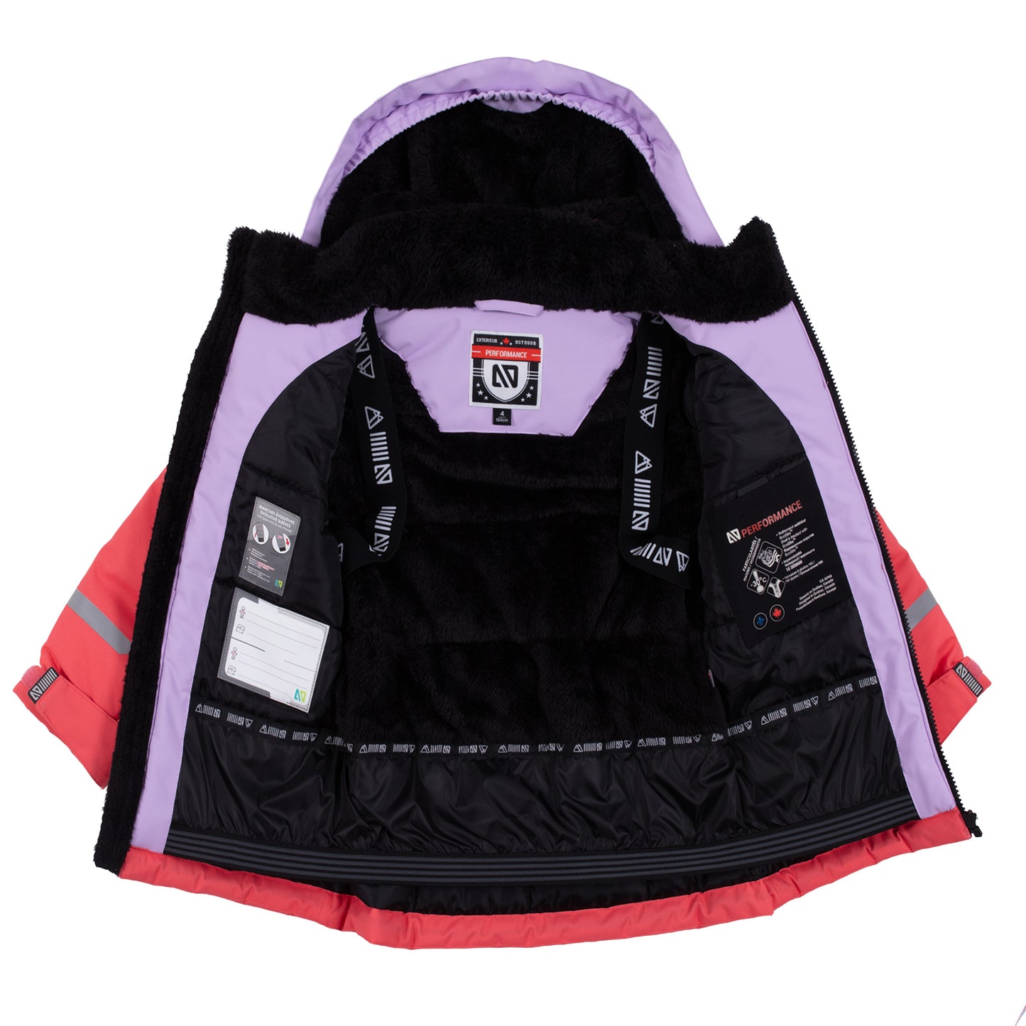 Habit de neige Performance Yasmine  Filles Lilas