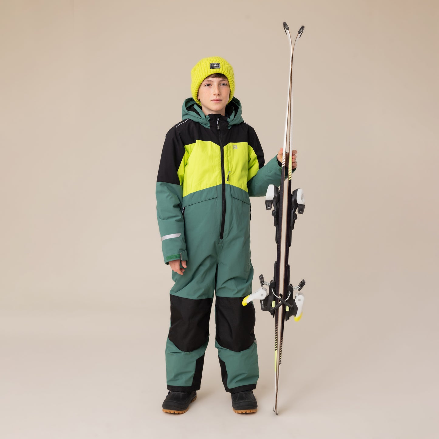 Habit de neige une-pièce Performance James  Garçons Vert