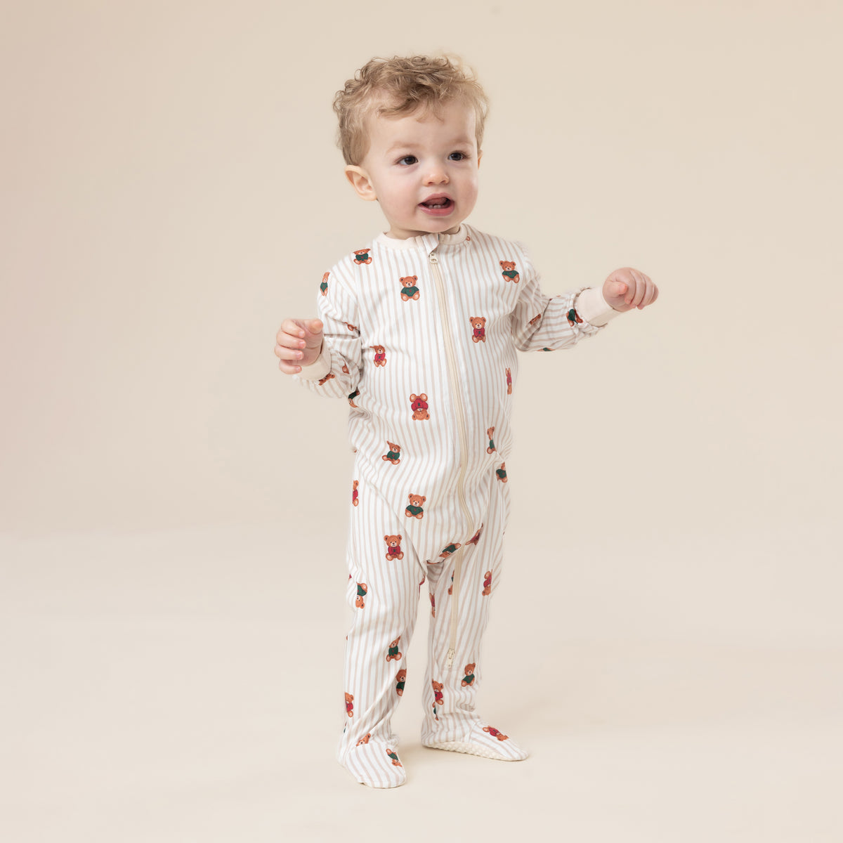 Collection Famille - Pyjama une-pièce Oursons