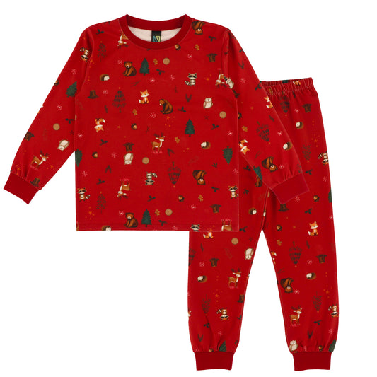 Pyjama forêt des fêtes