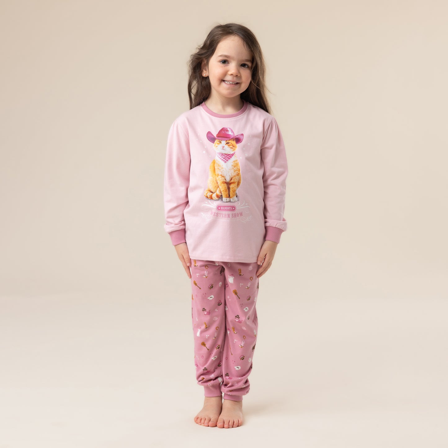 Pyjama  Filles Rose_Pale