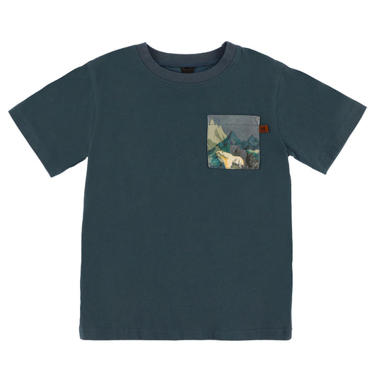 T-Shirt promo  Garçons Bleu