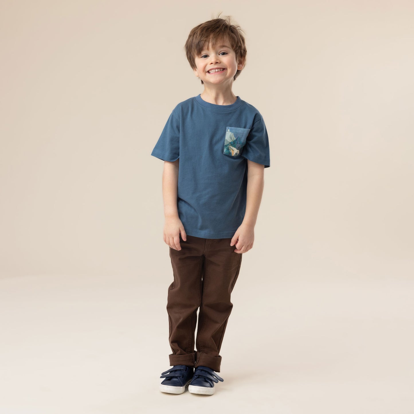 T-Shirt promo  Garçons Bleu
