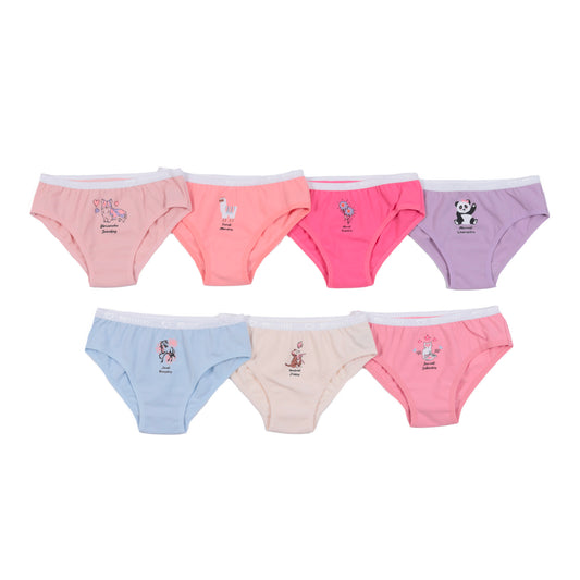 Culottes, paquet de 7  Filles Multi