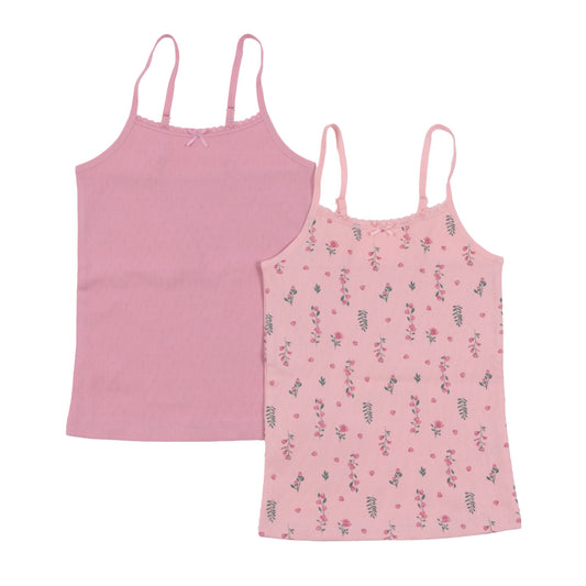 Camisole, paquet de 2  Filles Rose