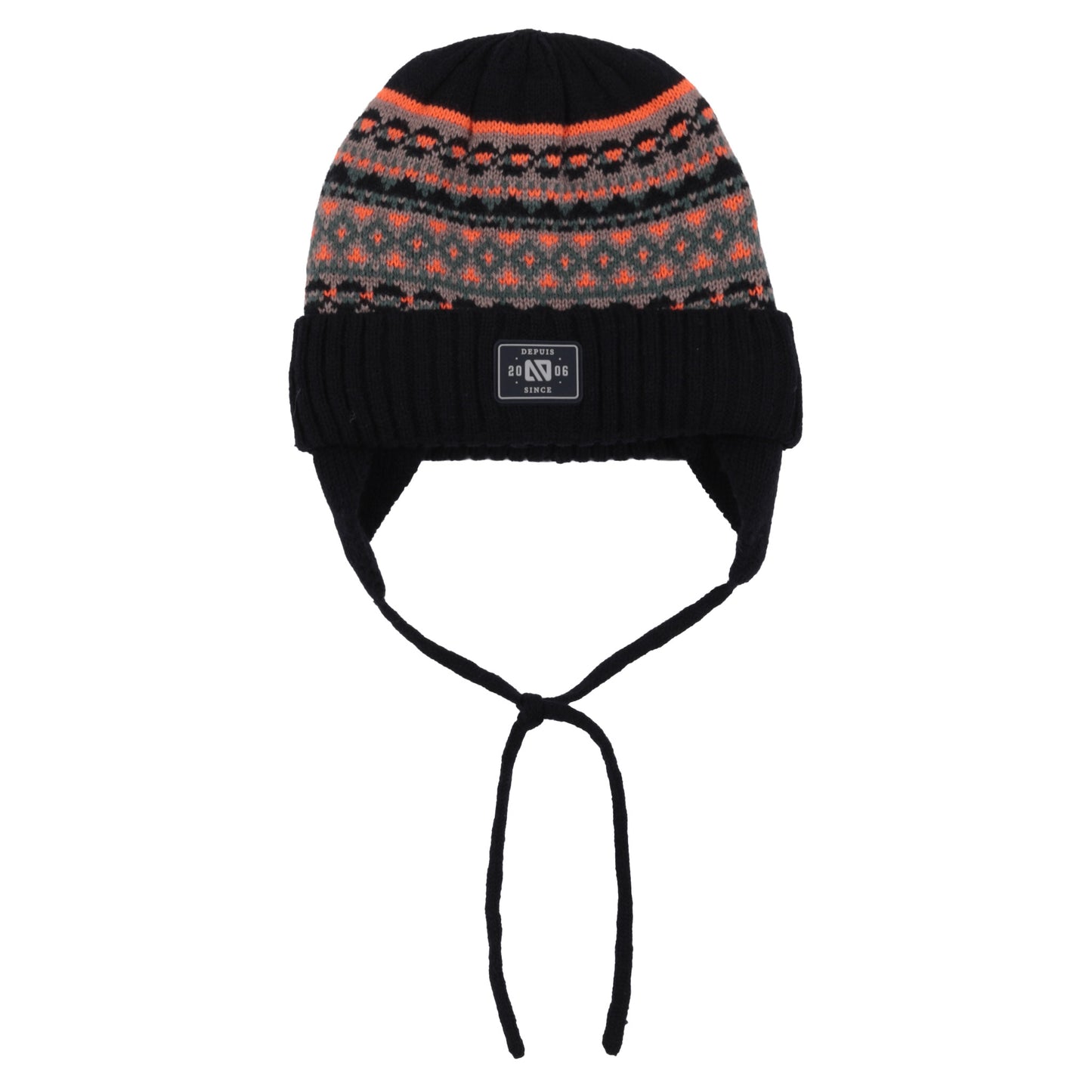Tuque en tricot Milo Marine Bébé