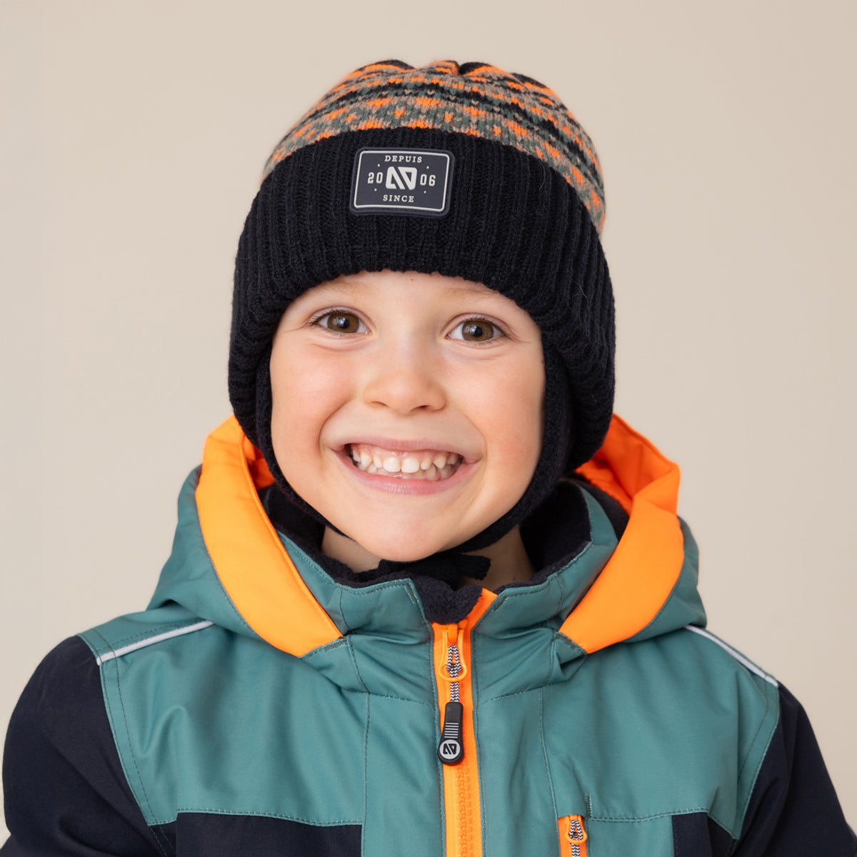 Tuque en tricot Milo Marine