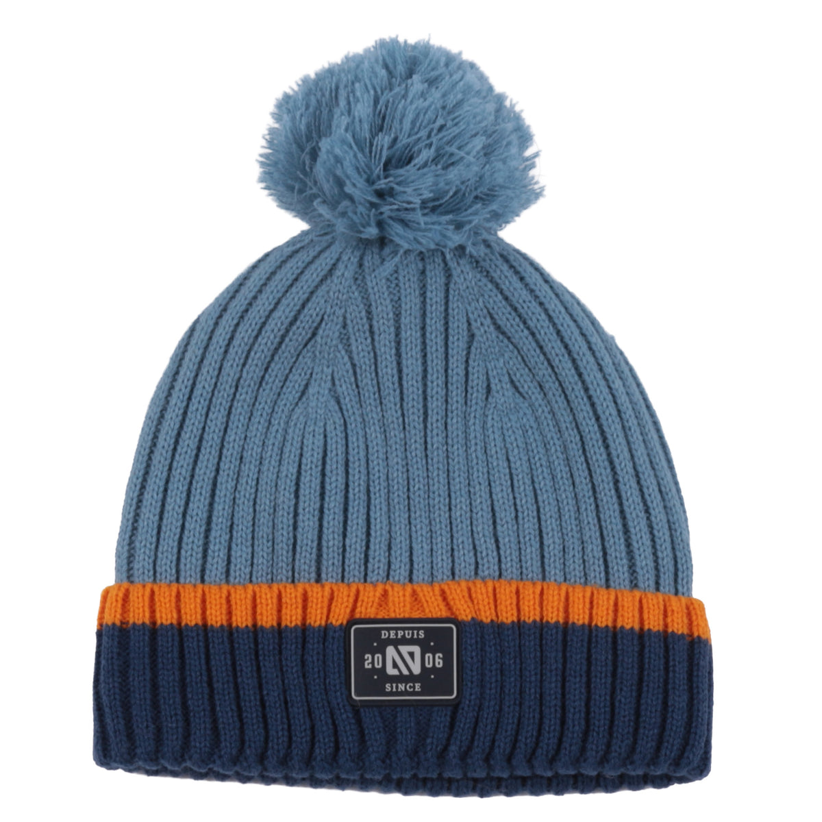 Tuque en tricot Arthur Bleue