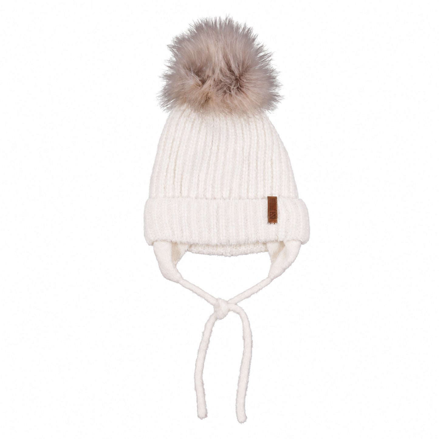 Tuque en tricot Romy Ivoire