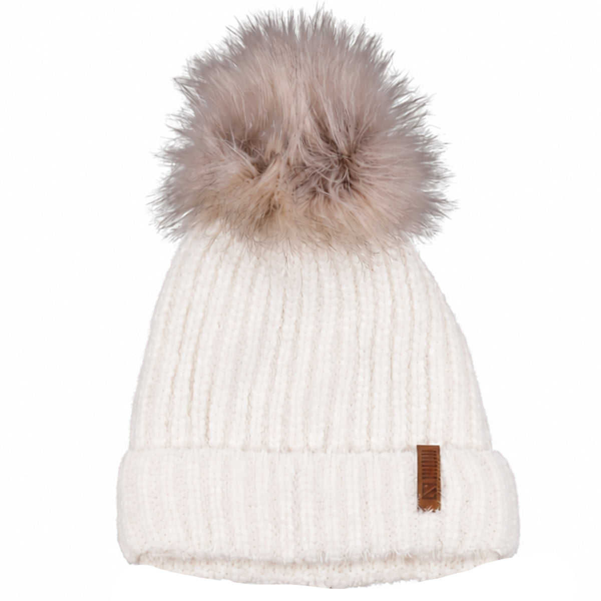 Tuque en tricot Romy Ivoire