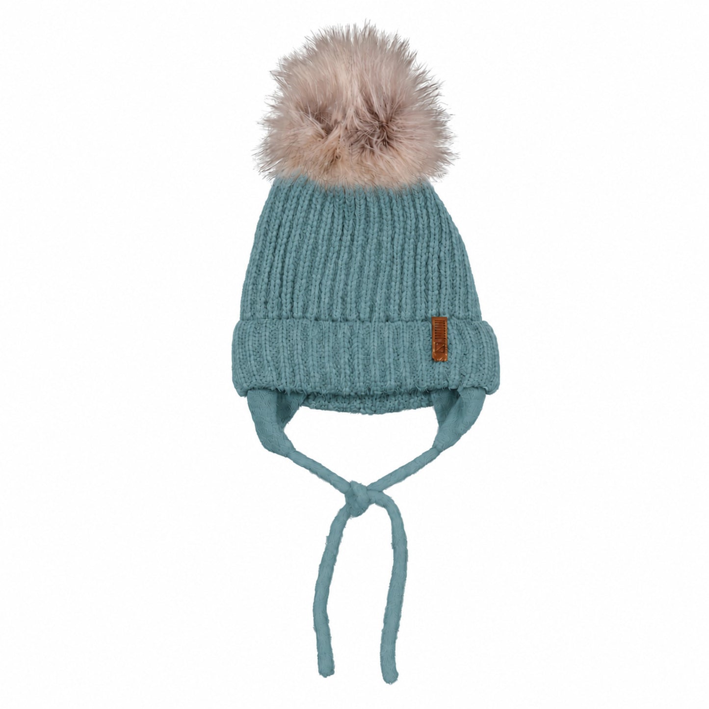 Tuque en tricot Romy Turquoise