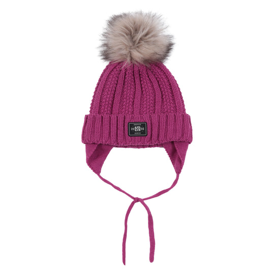 Tuque en tricot Olivia Mauve