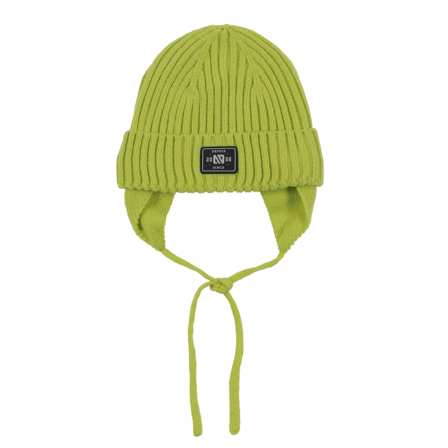 Tuque en tricot Mikael Bébé Lime