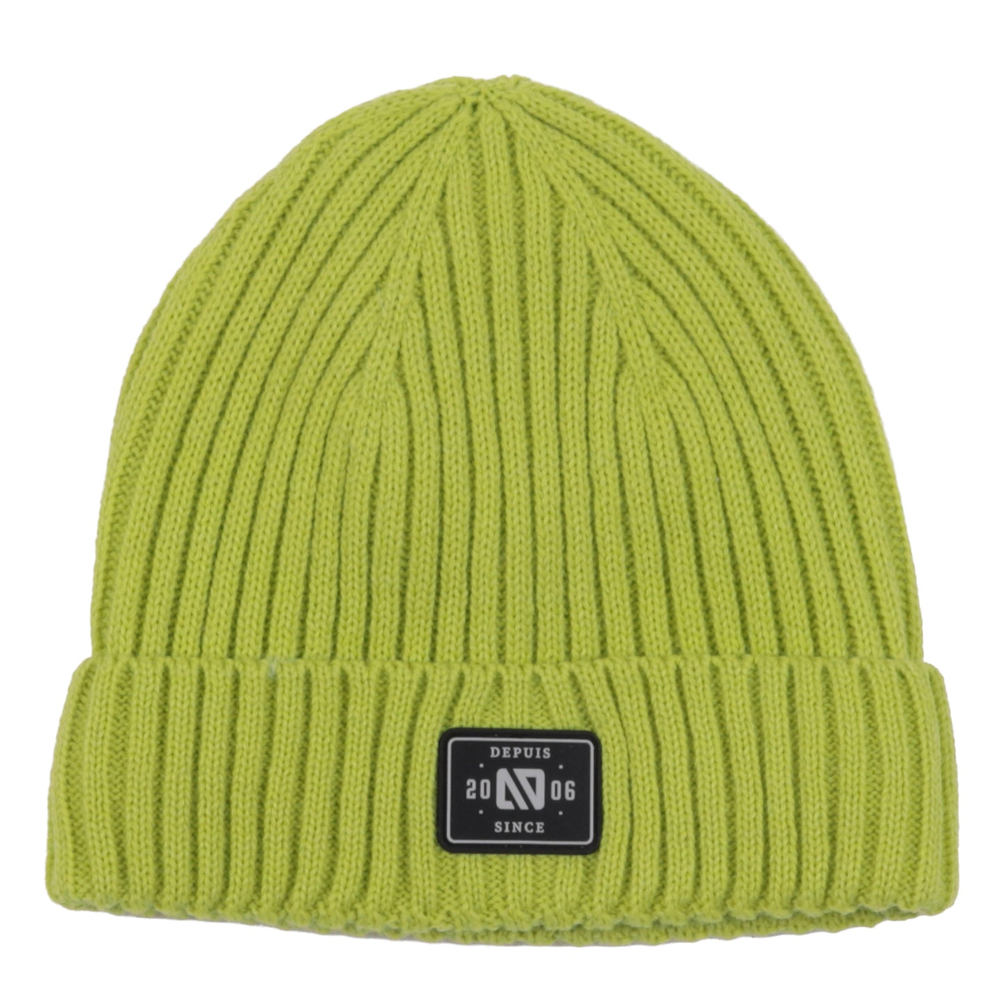 Tuque en tricot Mikael Lime