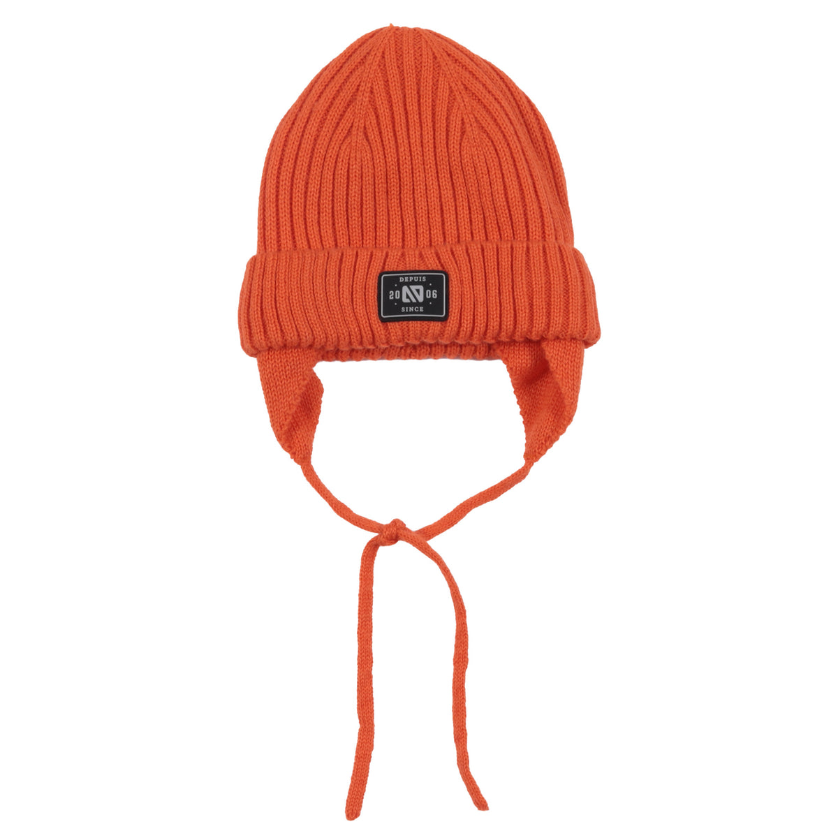 Tuque en tricot Zachary Orange Bébé