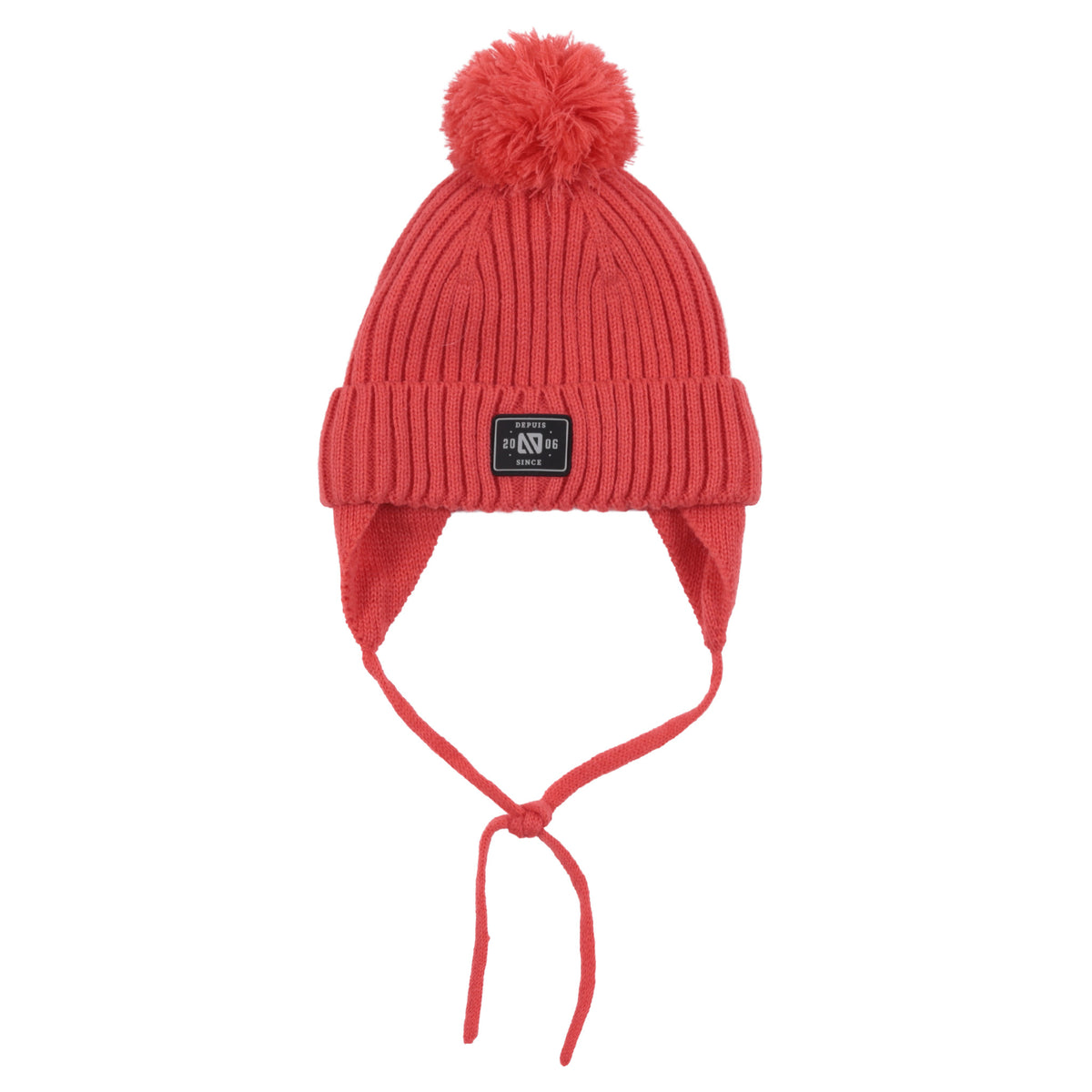Tuque en tricot Yasmine Filles Corail
