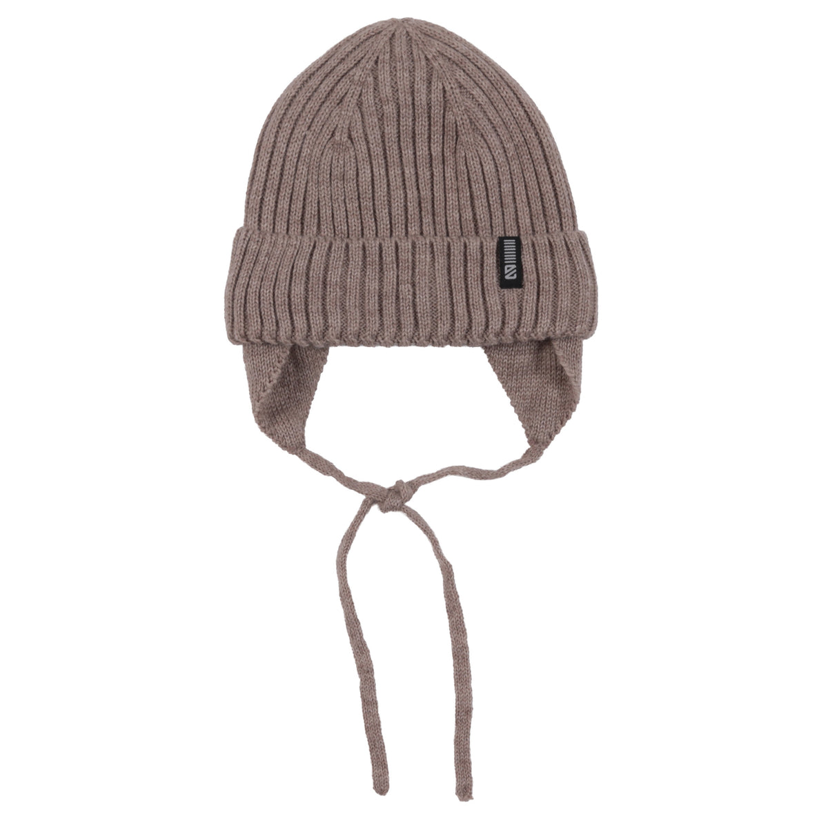 Tuque en tricot Beige Bébé