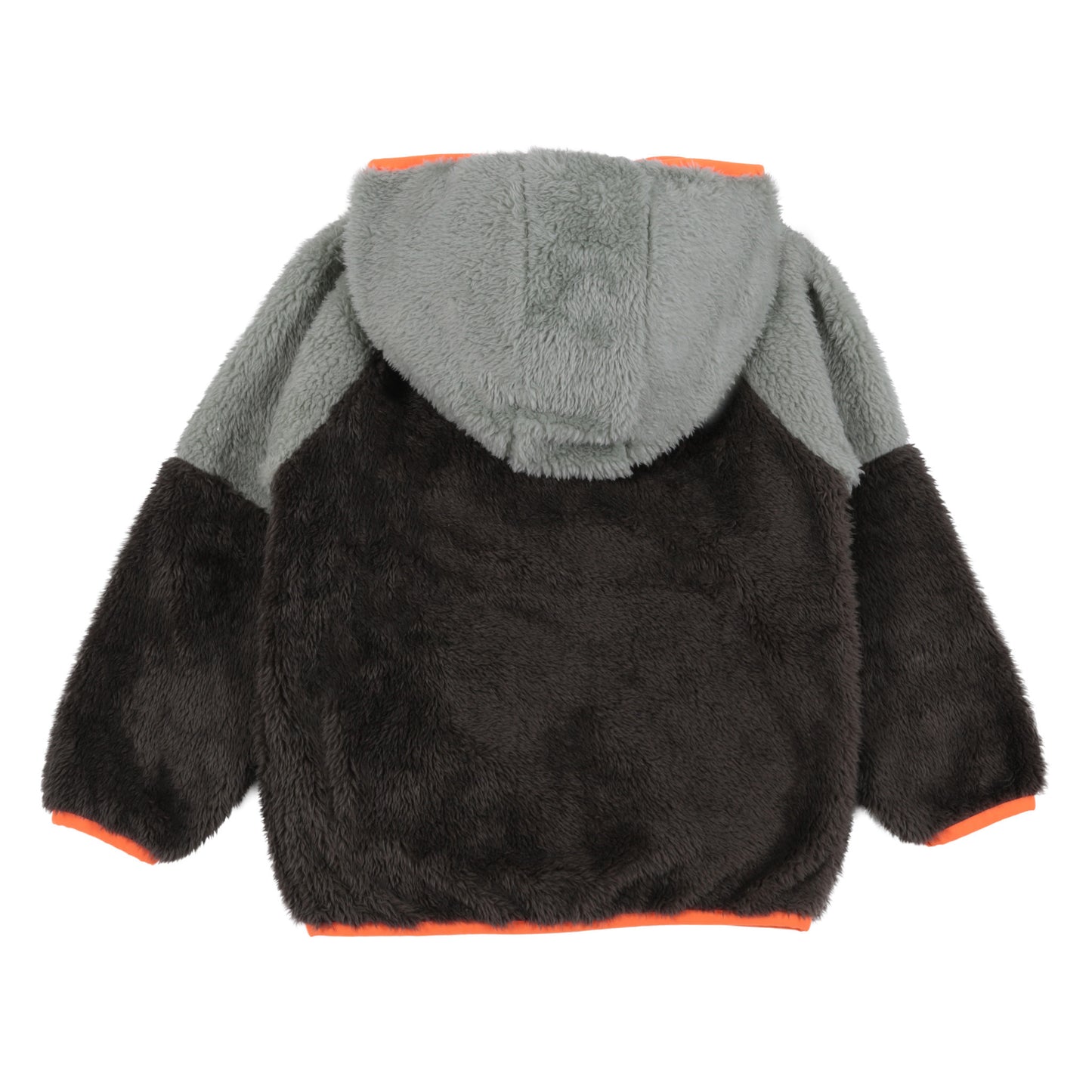 Veste à capuchon en Sherpa  Garçons Vert
