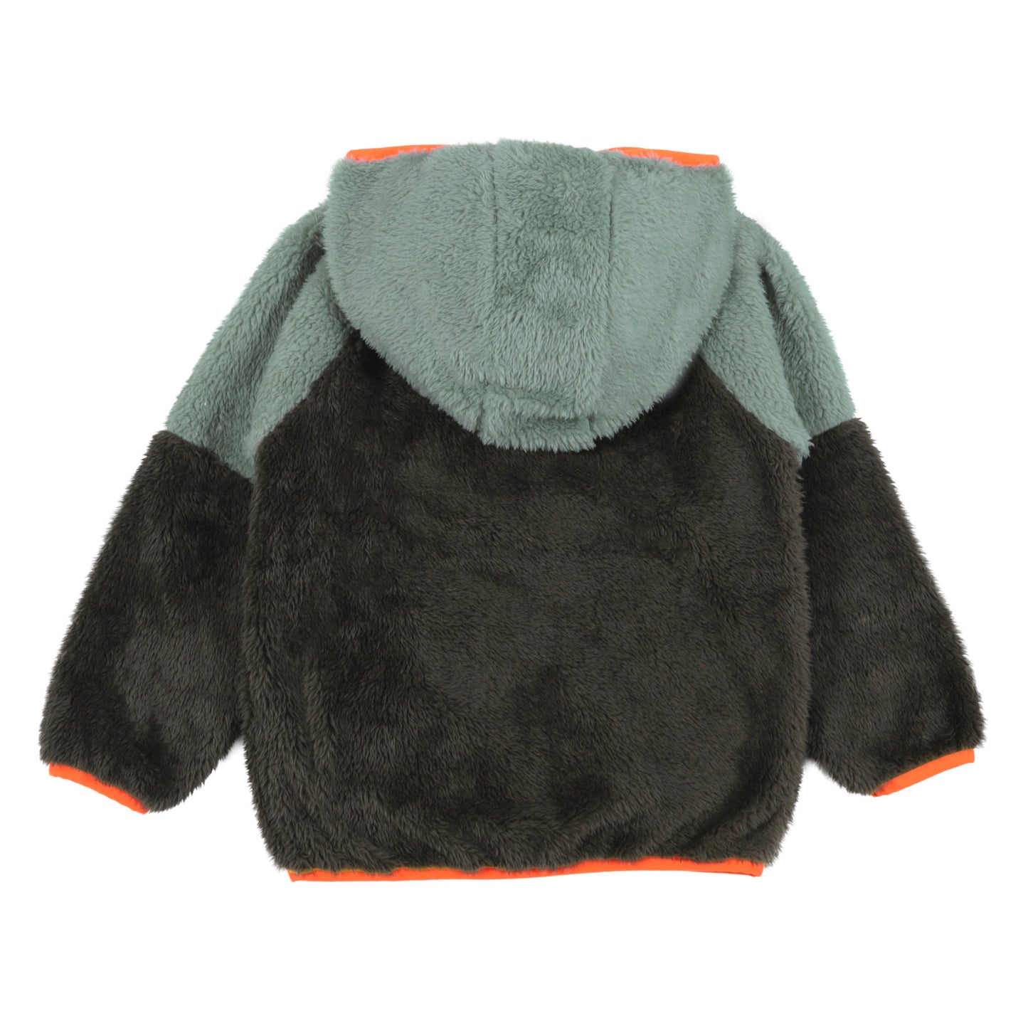 Veste à capuchon en Sherpa  Garçons Vert